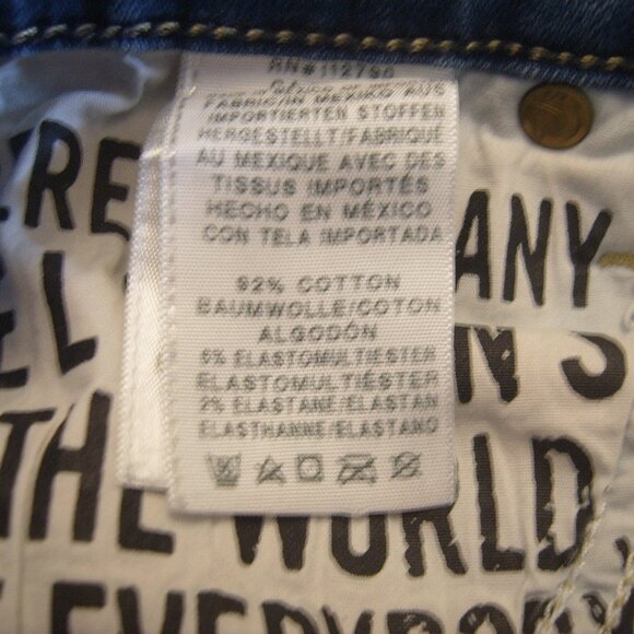 Like New Excellent Condition True Religion Women Jeans sz 26 Made in Mexico - Picture 4 of 5